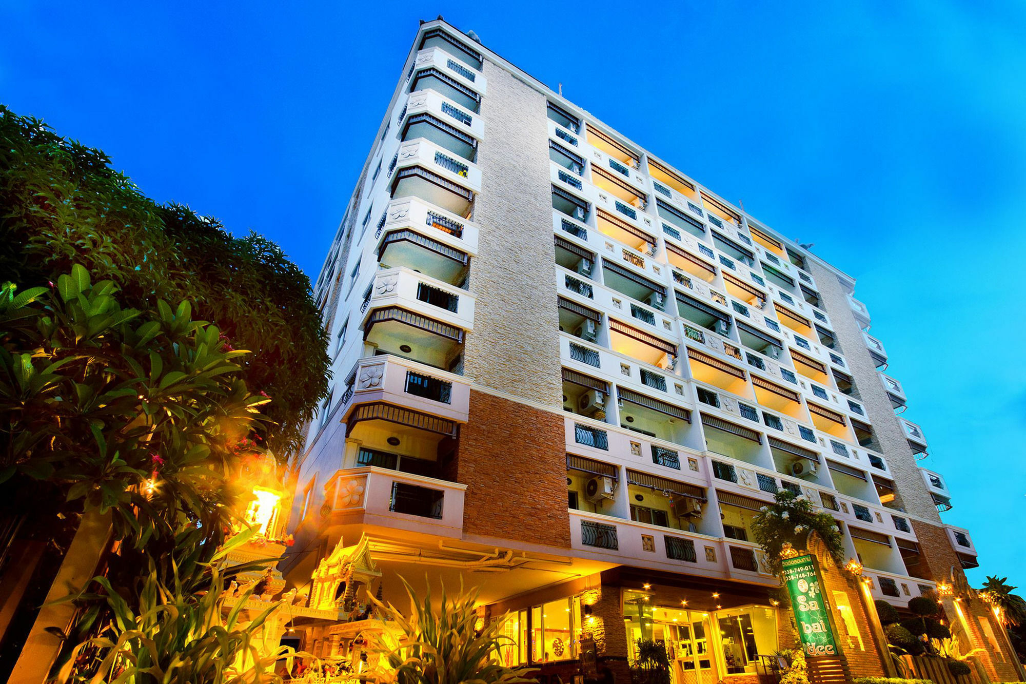 Sa-Bai-Dee Condo Chonburi Exterior foto